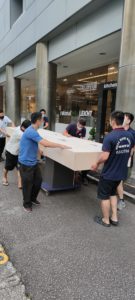 Moving huge kitchen Island