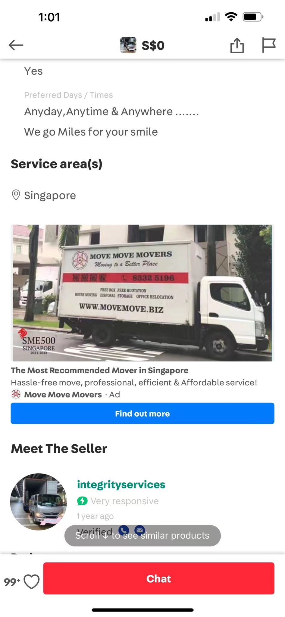 Carousell feature mover