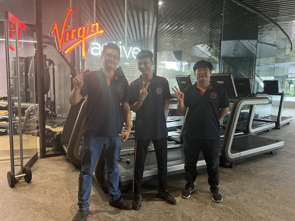 Singapore specialist gym movers completing commercial fitness equipment relocation
