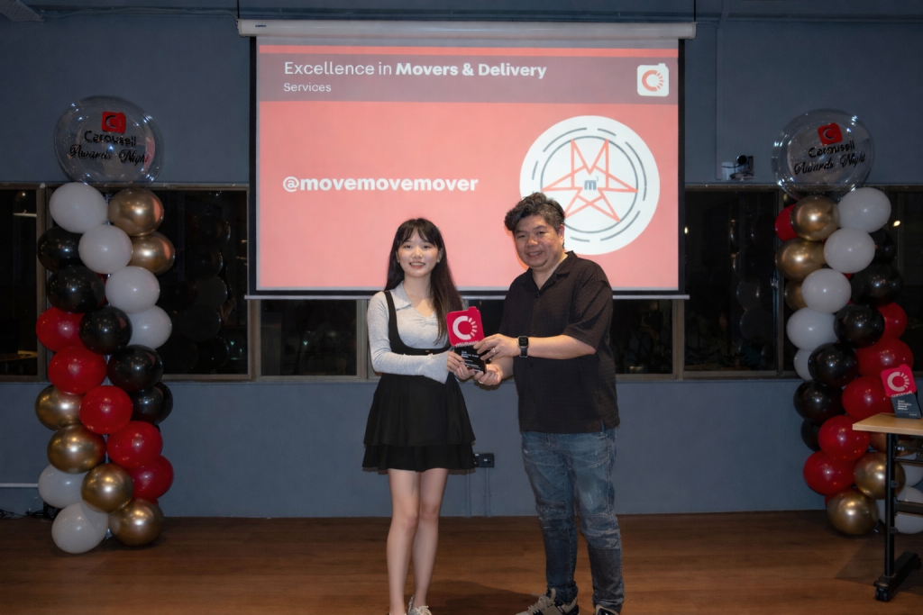 Carousell Trusted Service Specialist 2025 award for Move Move Movers